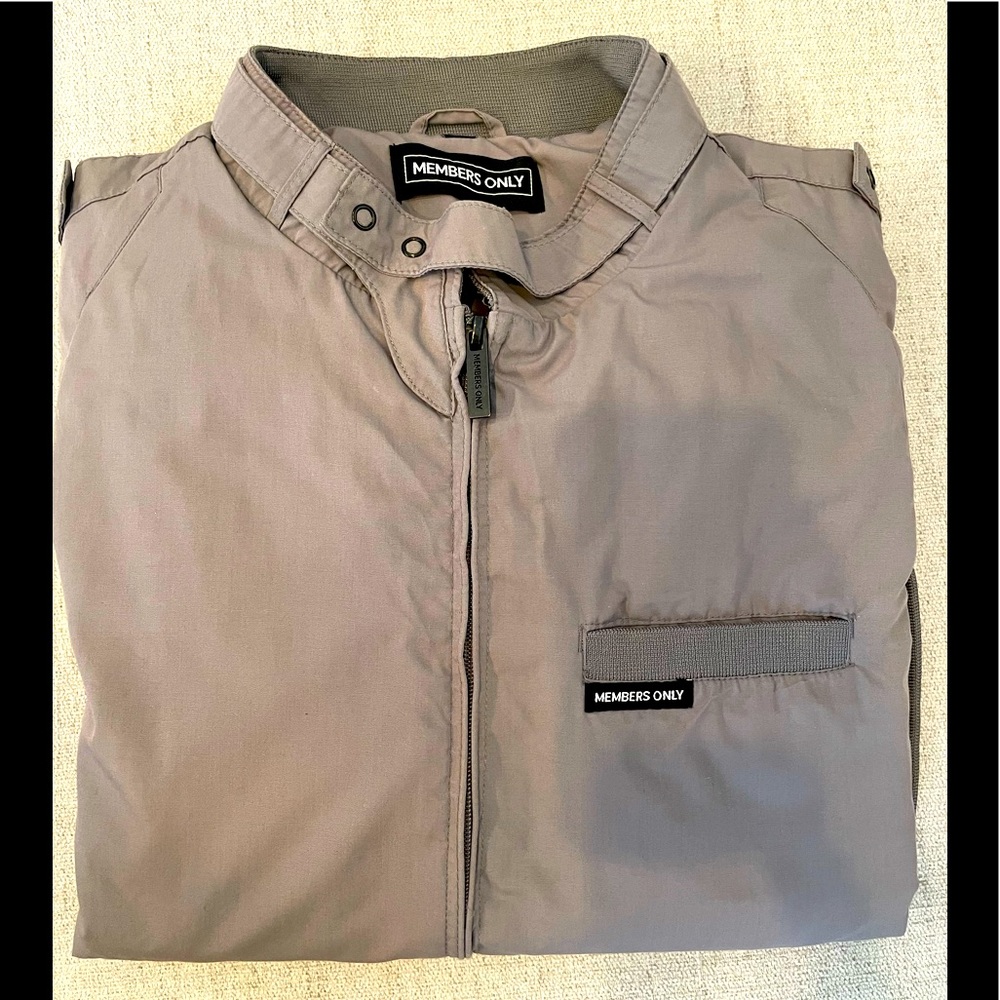 Men’s Gray Members Only jacket